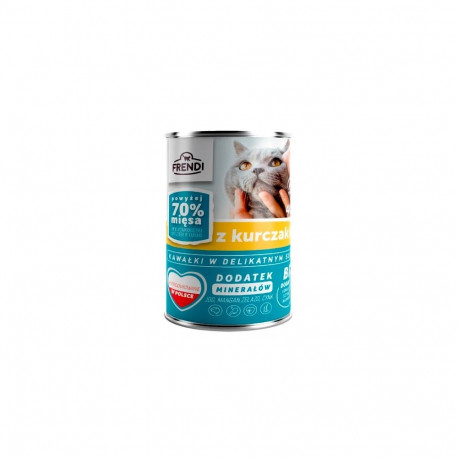 FRENDI with Chicken chunks in delicate sauce - wet cat food - 400g