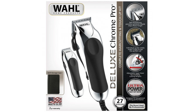Wahl 79524-2716 hair trimmers/clipper Black, Chrome