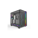 Montech KING 95 PRO Midi-Tower, Tempered Glass, ARGB - black