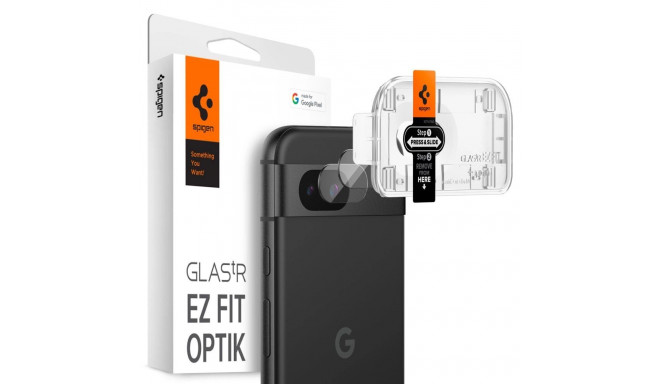 Spigen Optik.tR EZ Fit Camera Protector for Google Pixel 8A - 2 pcs.