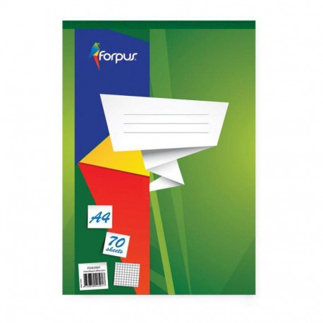 Notepad in staple binding A5 square 70 pages FORPUS