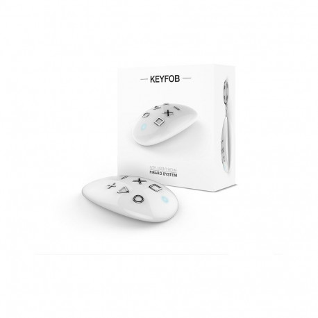 Fibaro kaugjuhtimispult KeyFob, universaalne, sobib valgustuse ja koduse helisüsteemiga