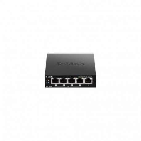 D-Link DGS-1005P/E võrgulüliti haldamata gigabit ethernet (10/100/1000) toitega üle etherneti (PoE) 