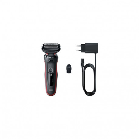 Braun Series 5 50-R1000s Foil shaver Black, Red