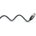 "Goobay USB-A 3.0 > RJ45 (ST-ST) 3m Ethernet-Kabel Schwarz-Silber"