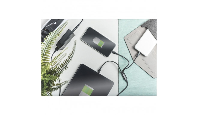 "DIGITUS LAK 3in1 USBA+Lightning+MicroUSB->USBC 1m schwarz"