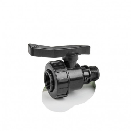 PN10 Valve 3/4" female / 3/4" male for PE pipes