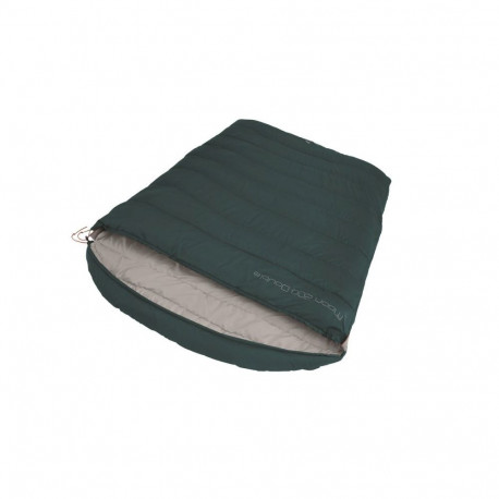 Easy Camp | Moon 200 Double | Sleeping Bag | 220 x 150 cm | 2 way open - auto lock, L-shape | Teal