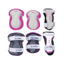 GLOBBER elbow and knee pads PROTECTIVE JUNIOR  DEEP PINK XS RANGE B ( 25-50KG ),541-110 Globber