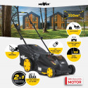 MoWox | 40V Comfort Series Cordless Lawnmower | EM 4340 PX-Li | Mowing Area 350 m² | 2500 mAh | Batt