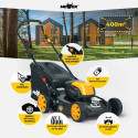 MoWox | 40V Comfort Series Cordless Lawnmower | EM 4140 PX-Li | Mowing Area 400 m² | 4000 mAh | Batt