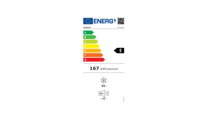 Gorenje | Freezer | FH10EAW | Energy efficiency class E | Chest | Free standing | Height 85.4 cm | T