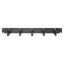 Digitus | Cable Management Panel | DN-97602 | Black | 5x cable management ring (HxD: 40x60 mm). The 