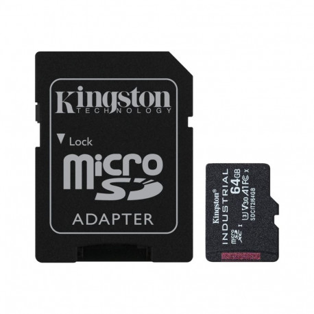 Kingston | UHS-I | 64 GB | microSDHC/SDXC Industrial Card | Flash memory class Class 10, UHS-I, U3,