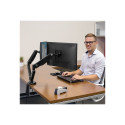 Fellowes arm for 2 monitors -  Platinum black | Fellowes