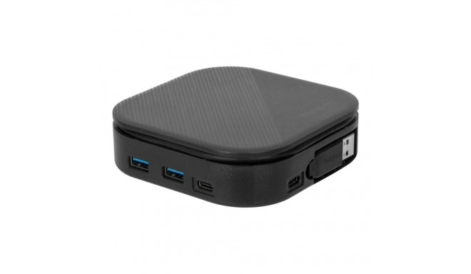 Targus universaalne DisplayLink USB-C kahe monitori reisidokkimisjaam, 80W, 2 HDMI-porti, Ethernet L