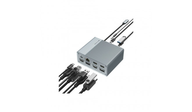 Hyper | HyperDrive GEN2 12-in-1 USB-C Docking Station | Ethernet LAN (RJ-45) ports 1 | HDMI ports qu