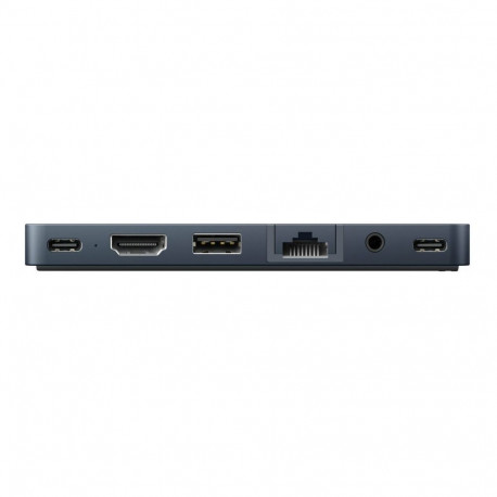 Hyper | HyperDrive Dual USB-C TB Compatible 7-in-2 Hub with universal USB-C ext Adaptor for MacBook 