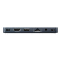 Hyper | HyperDrive Dual USB-C TB Compatible 7-in-2 Hub with universal USB-C ext Adaptor for MacBook 