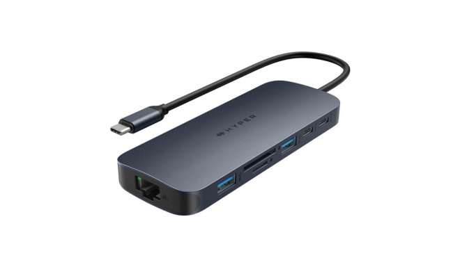 Hyper | HyperDrive Next 11 pordiga USB-C jaotur | HD4006GL | Ethernet LAN (RJ-45) portide arv 1 | HD