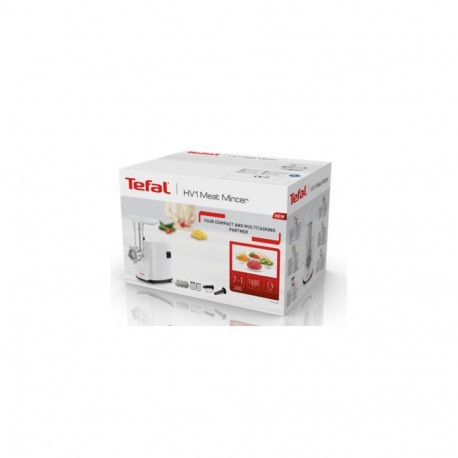 TEFAL | Meat Mincer | NE114130 | White | Number of speeds 1 | Throughput (kg/min) 1.9