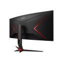 AOC | Gaming Monitor | CU34G2XP/BK | 34 " | VA | 21:9 | 180 Hz | 1 ms | 3440 x 1440 pixels | HDMI po