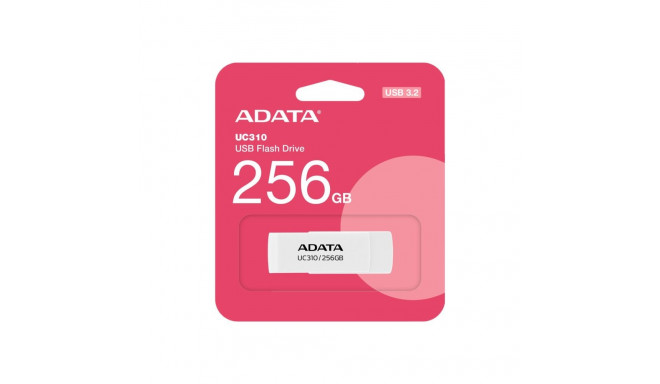 ADATA UC310 256 GB USB 3.2 Gen1 valge USB-mälupulk