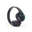 Gembird | BHP-LED-01 | Stereo Headset with LED Light Effects | Bluetooth | On-Ear | Wireless | Black