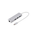Digitus | USB Type-C 3-Port Hub + Gigabit Ethernet