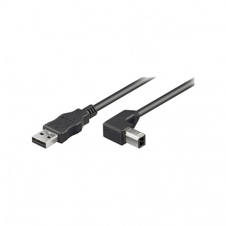 Goobay USB 2.0 kiire kaabel 90° USB–USB