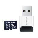 Samsung | MicroSD Card with Card Reader | PRO Ultimate | 512 GB | microSDXC Memory Card | Flash memo