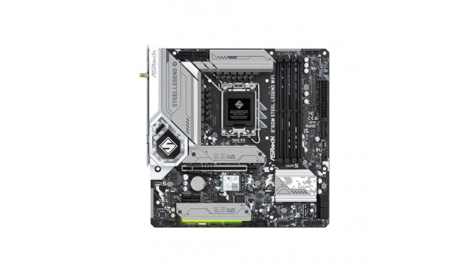 ASRock | B760M Steel Legend WiFi | Processor family Intel | Processor socket LGA1700 | DDR5 DIMM | M