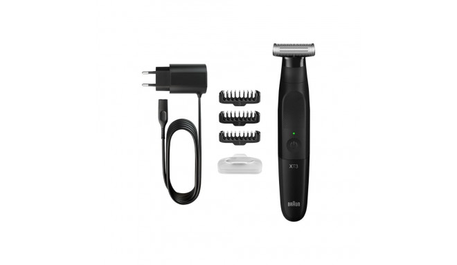 Braun | Beard Trimmer and Shaver | XT3100 | Cordless | Number of length steps 3 | Black