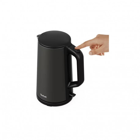 TEFAL KI583E10 elektriline veekeetja 2000 W 1,7 l roostevaba teras 360° pöörlev alus must