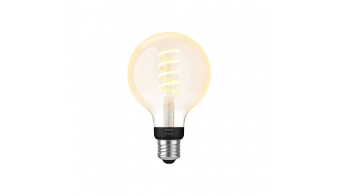 Hue WA 7W Filament G93 globe E27 | E27 | 7 W | Warm to cool white 2200-4500K | Bluetooth and Zigbee