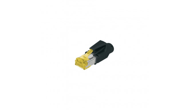 A-MO6A 8/8 HRS | AT 6A modular RJ45 Plug, Hirose TM31 8P8C, shielded, for round cable, incl. hood