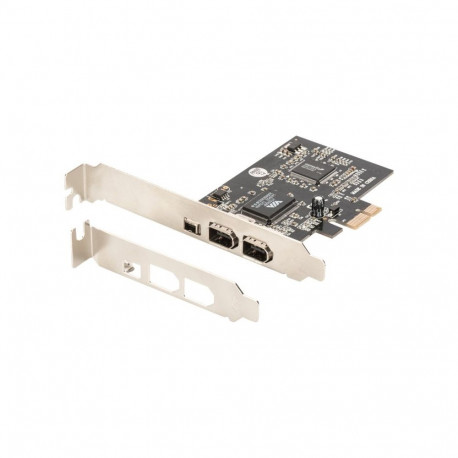 Digitus IEEE 1394a liidesekaart, PCI express, 4-porti 1x väline 1394mini, 2x väline/1x sisemine 1394