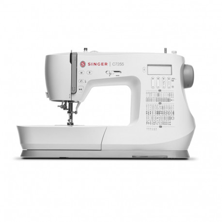 Singer | Sewing Machine | C7255 | Number of stitches 200 | Number of buttonholes 8 | White