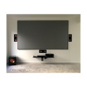 AR110H-CLR3 | Fixed Frame Projection Screen | Diagonal 110 " | 16:9 | Black