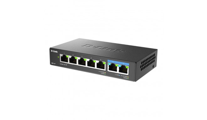 D-Link | 7-Port Multi-Gigabit Unmanaged Switch | DMS-107/E | Unmanaged | Desktop | Power supply type