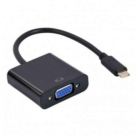 Cablexpert USB Type-C–VGA adapterkaabel A-CM-VGAF-01 must USB Type-C VGA 0.15 m