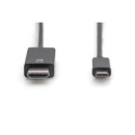 Digitus USB Type-C adapter cable, Type-C to HDMI A M/M, 2.0m, 4K/60Hz, 18GB, bl, gold | Digitus | AK