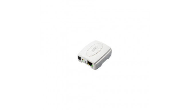 Digitus | USB printeriserver, 1-port 1x RJ45, 1x USB A, USB 2.0 | DN-13003-2 | Valge