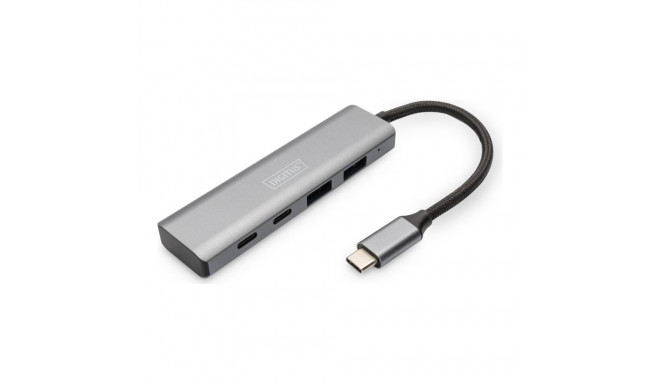 Digitus | USB-C 4 Porti HUB 2x USB-A + 2x USB-C Gen2 | DA-70245 | USB-C Jaotur