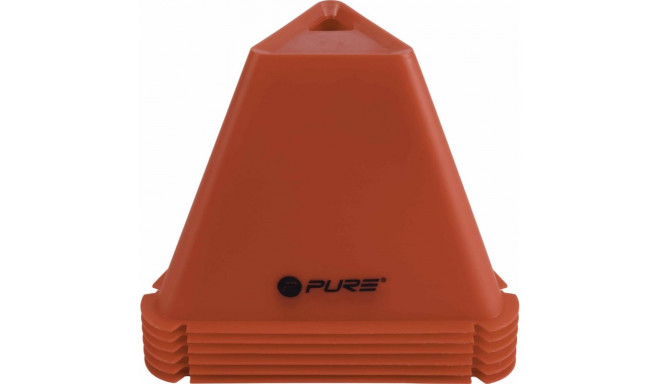 Pure2Improve | Triangle Cones Set of 6 | Red