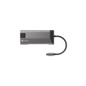 Natec | USB-C Multiport Adapter | NMP-1690 | 0.15 m | Grey | USB Type-C