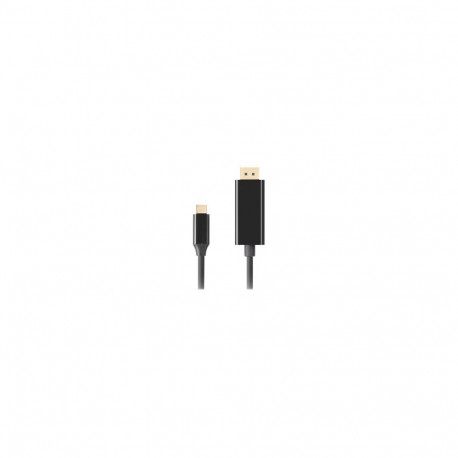 Lanberg USB-C to DisplayPort Cable, 1 m 4K/60Hz, Black | Lanberg | USB-C to DisplayPort Cable | CA-C