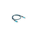 Lanberg | USB-C to USB-C Cable | CA-CMCM-45CU-0005-BK | 0.5 m | Black/Blue
