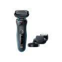 Braun | Shaver | 51-M4500cs | Operating time (max) 50 min | Wet & Dry | Black/Blue