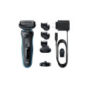 Braun | Shaver | 51-M4500cs | Operating time (max) 50 min | Wet & Dry | Black/Blue